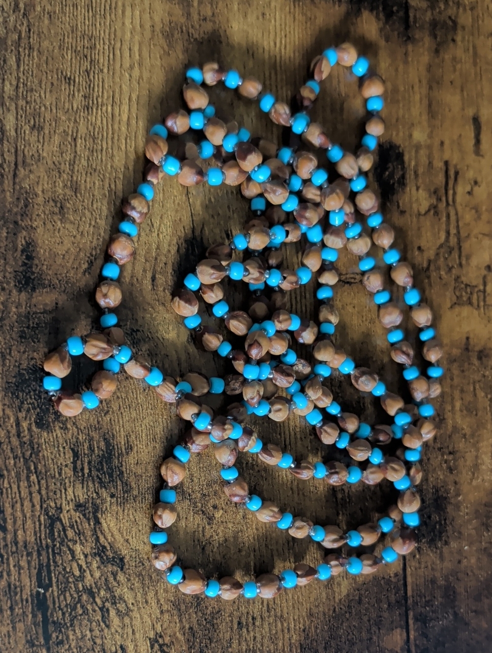 Turquoise and Ghost Bead Necklace - Women Jewelry